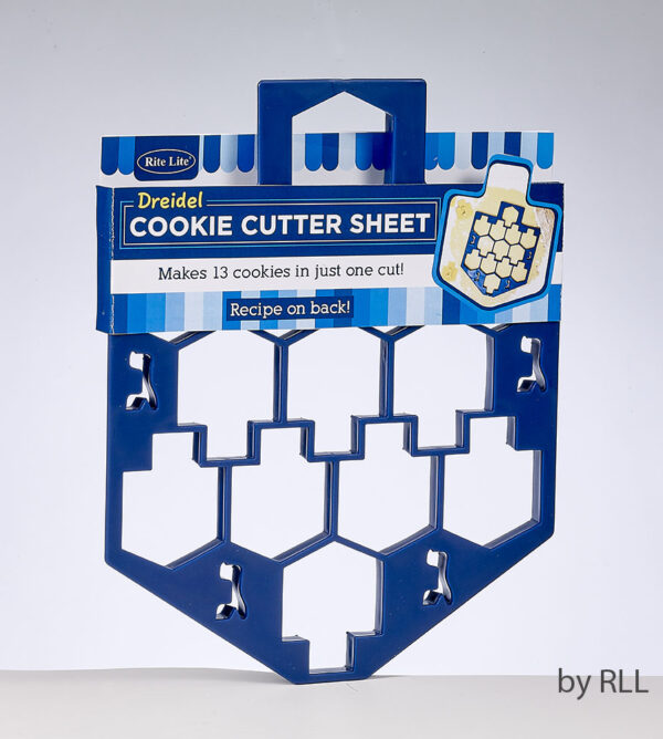 Dreidel Cookie Cutter sheet