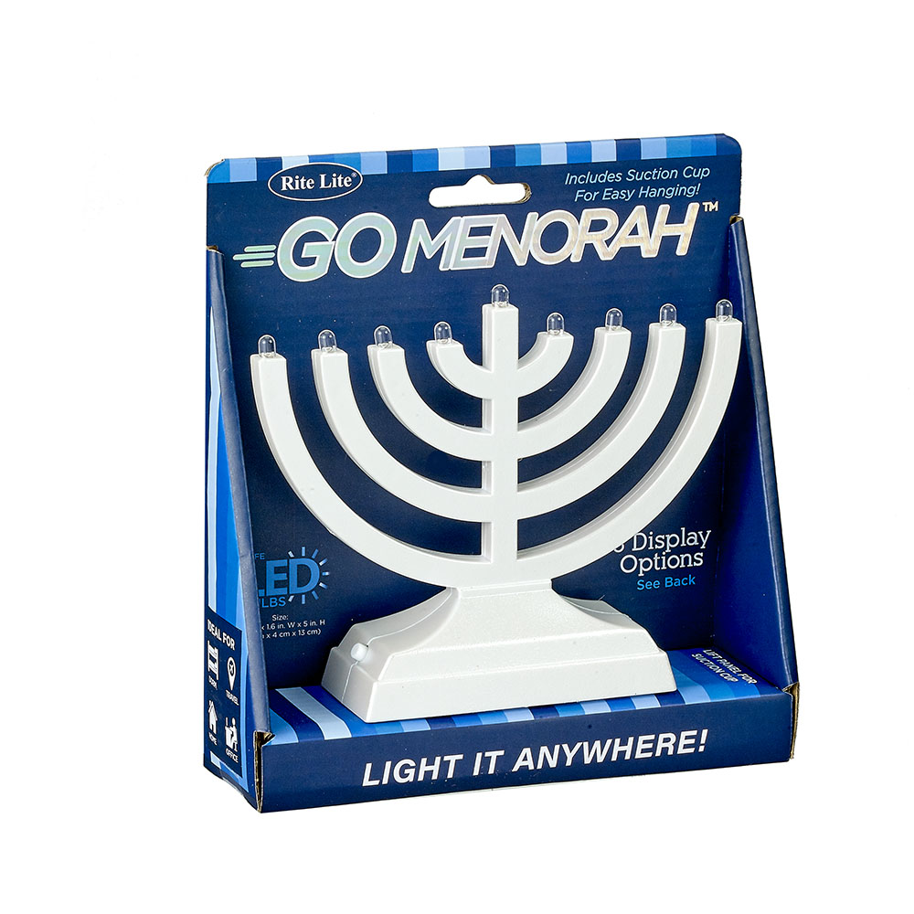 Go Menorah™ - Light It Anywhere - Pearl White