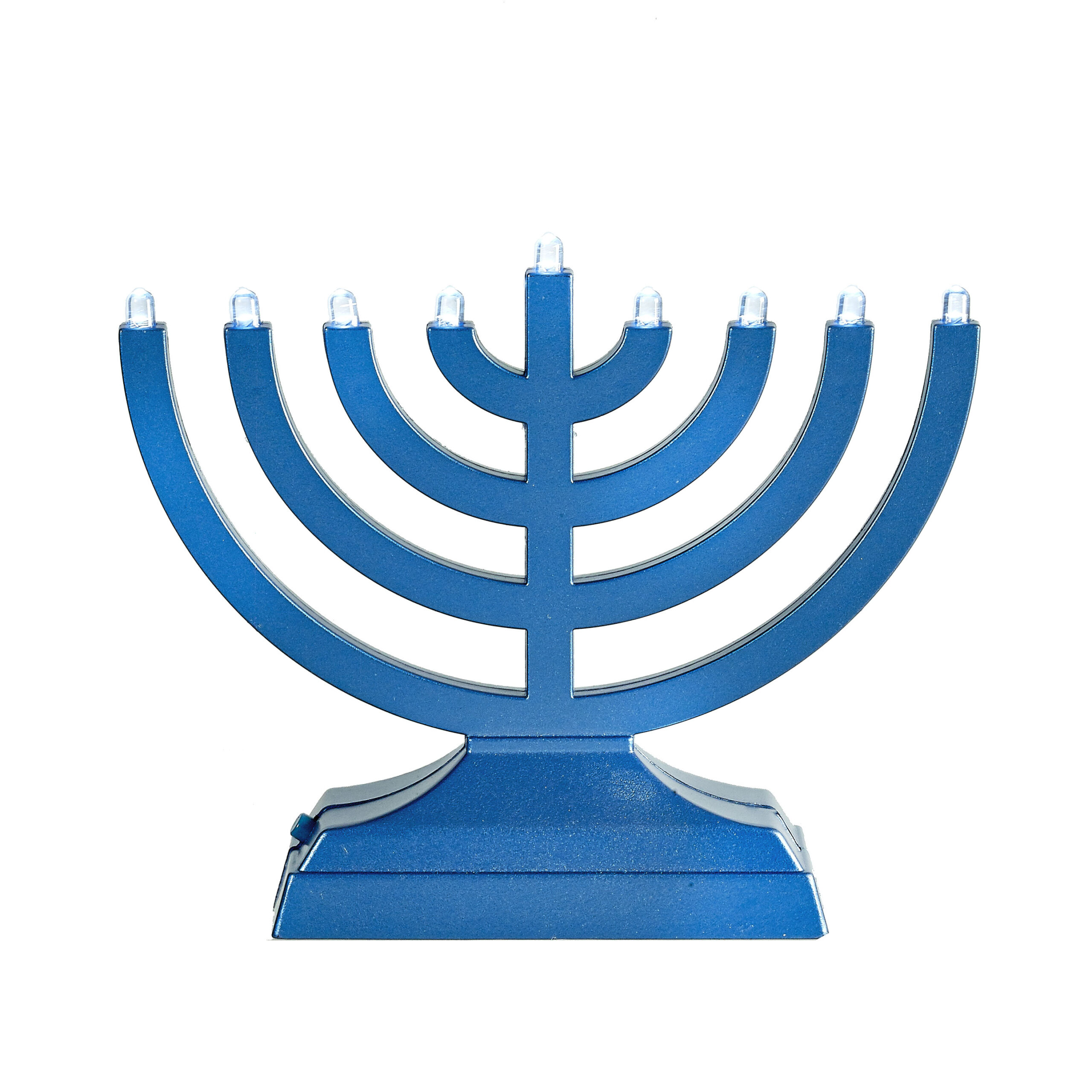 "Go Menorah"™ - Light It Anywhere - Metallic Blue