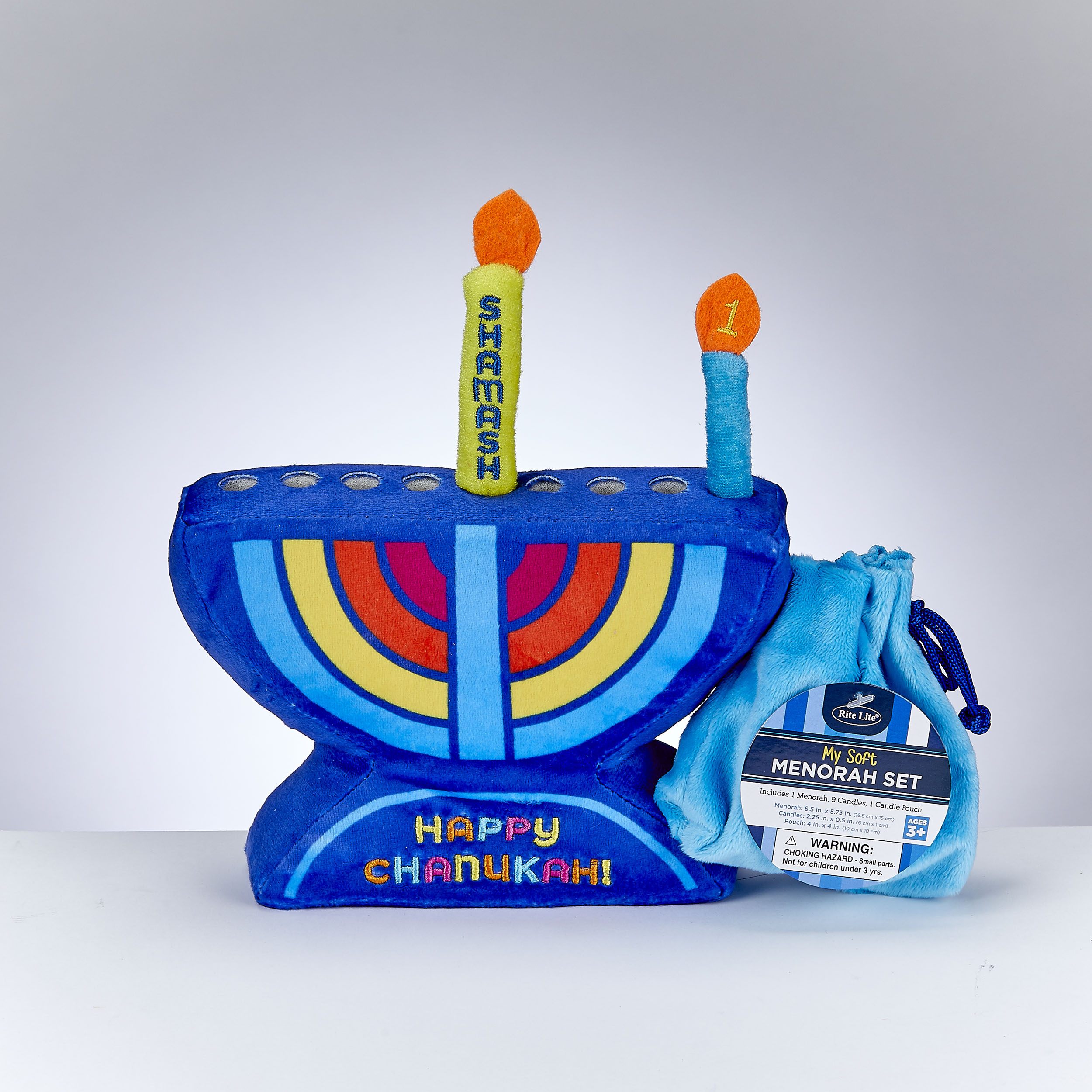 My Soft Menorah Set™, Plush - Image 2