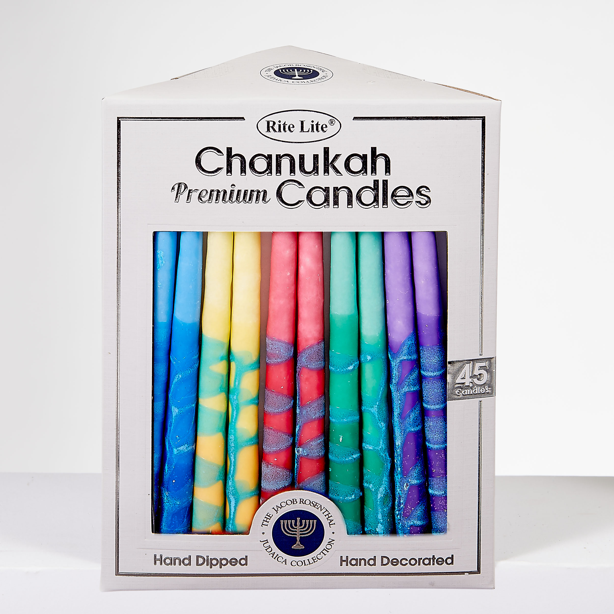 Premium Chanukah Candles - Hand Crafted Multi