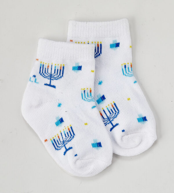 Chanukah Baby Socks