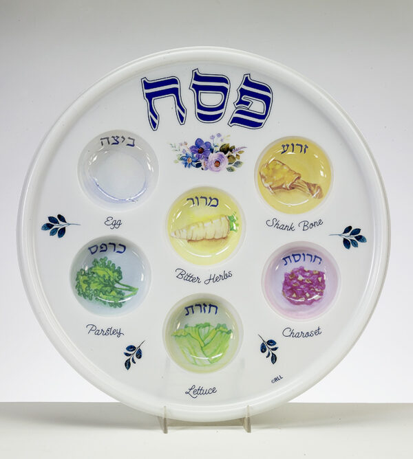 Printed Disposable Seder Plate