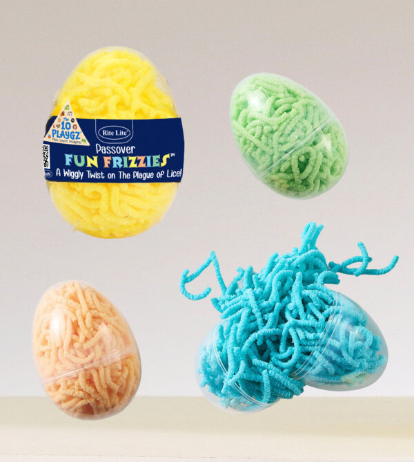 Passover "Fun Lice" Frizzies in Gift Oval